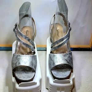 Metallic Sandals New in box by Angel Steps
